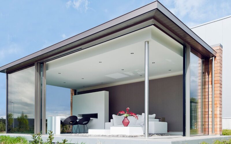 Open corner sliding doors - Garden Room Ceysens - IQ Glass International